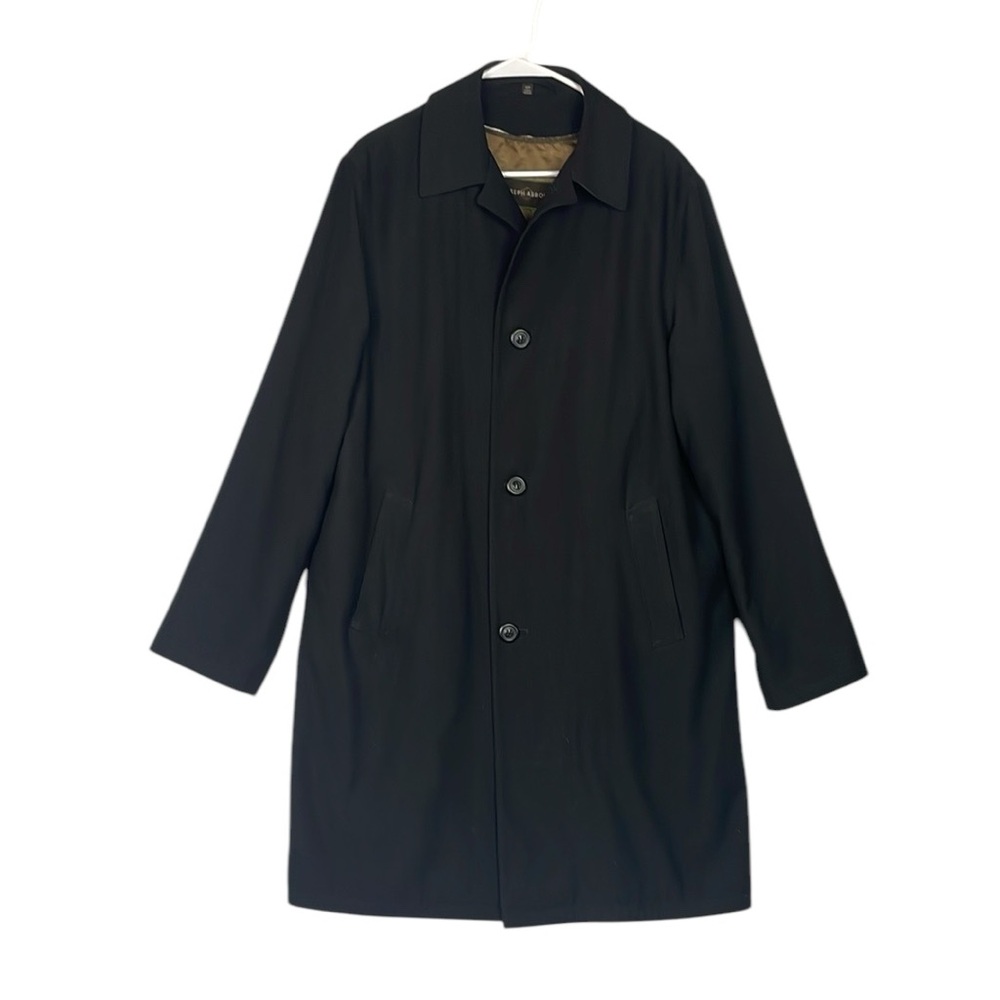 Joseph Abboud rain repel classic trench coat with removable wool liner preppy